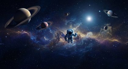 Astronaut in space generated by Nano Banana Pro in MultipleChat Image Studio